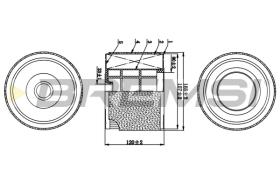 BREMS FA1070 - FILTRI ARIA - AIR FILTER