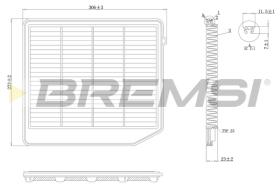 BREMS FA1075 - FILTRI ARIA - AIR FILTER