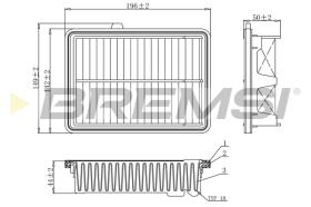 BREMS FA1079 - FILTRI ARIA - AIR FILTER