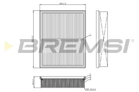 BREMS FA1081 - FILTRI ARIA - AIR FILTER