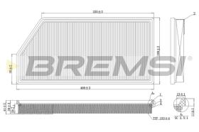 BREMS FA1093 - FILTRI ARIA - AIR FILTER