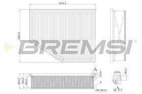 BREMS FA1098 - FILTRI ARIA - AIR FILTER