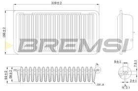 BREMS FA1110 - FILTRI ARIA - AIR FILTER