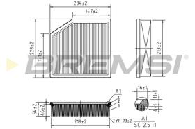 BREMS FA1128 - FILTRI ARIA - AIR FILTER