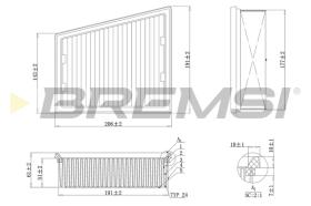 BREMS FA1151 - FILTRI ARIA - AIR FILTER