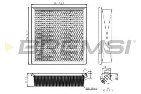 BREMS FA1171 - FILTRI ARIA - AIR FILTER