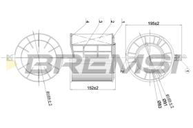 BREMS FA1173 - FILTRI ARIA - AIR FILTER