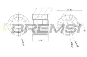 BREMS FA1174 - FILTRI ARIA - AIR FILTER