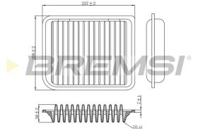 BREMS FA1186 - FILTRI ARIA - AIR FILTER