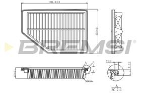 BREMS FA1190 - FILTRI ARIA - AIR FILTER