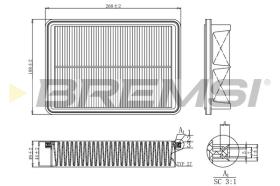 BREMS FA1192 - FILTRI ARIA - AIR FILTER