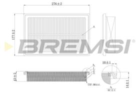 BREMS FA1206 - FILTRI ARIA - AIR FILTER