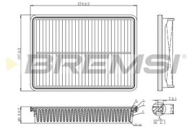 BREMS FA1207 - FILTRI ARIA - AIR FILTER