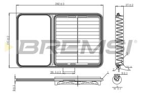 BREMS FA1209 - FILTRI ARIA - AIR FILTER