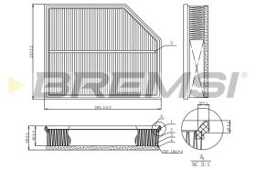 BREMS FA1213 - FILTRI ARIA - AIR FILTER