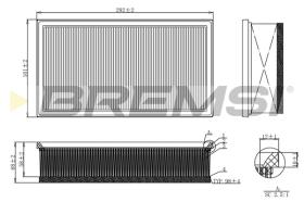 BREMS FA1214 - FILTRI ARIA - AIR FILTER