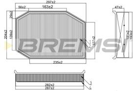 BREMS FA1217 - FILTRI ARIA - AIR FILTER