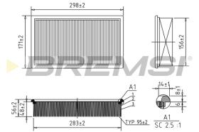 BREMS FA1223 - FILTRI ARIA - AIR FILTER