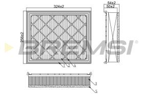 BREMS FA1231 - FILTRI ARIA - AIR FILTER