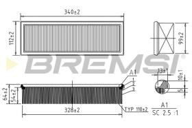 BREMS FA1234 - FILTRI ARIA - AIR FILTER