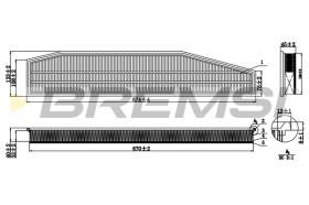 BREMS FA1261 - FILTRI ARIA - AIR FILTER