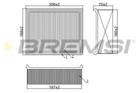 BREMS FA1262 - FILTRI ARIA - AIR FILTER