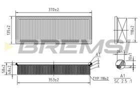 BREMS FA1265 - FILTRI ARIA - AIR FILTER