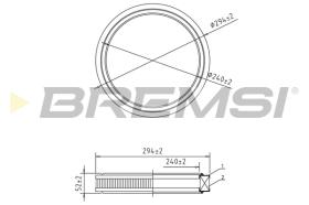 BREMS FA1372 - FILTRI ARIA - AIR FILTER