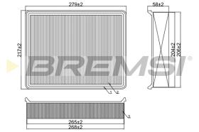 BREMS FA1380 - FILTRI ARIA - AIR FILTER