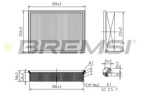 BREMS FA1394 - FILTRI ARIA - AIR FILTER