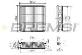 BREMS FA1575 - FILTRI ARIA - AIR FILTER