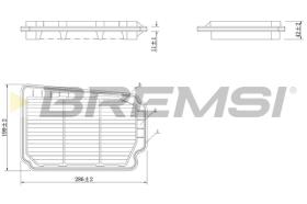 BREMS FA1620 - FILTRI ARIA - AIR FILTER