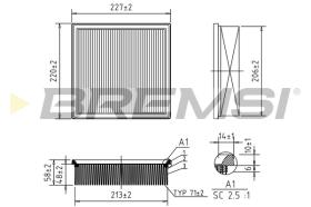 BREMS FA1629 - FILTRI ARIA - AIR FILTER