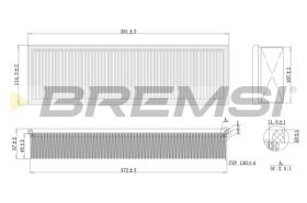 BREMS FA1636 - FILTRI ARIA - AIR FILTER