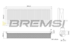 BREMS FA1639 - FILTRI ARIA - AIR FILTER