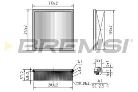 BREMS FA1641 - FILTRI ARIA - AIR FILTER