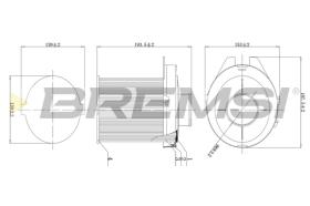 BREMS FA1677 - FILTRI ARIA - AIR FILTER