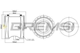 BREMS FA1971 - FILTRI ARIA - AIR FILTER