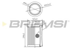 BREMS FA2020 - FILTRI ARIA - AIR FILTER