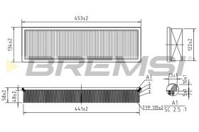 BREMS FA2066 - FILTRI ARIA - AIR FILTER