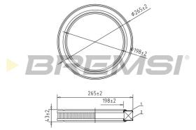 BREMS FA2079 - FILTRI ARIA - AIR FILTER