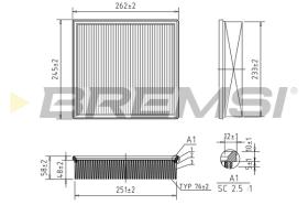 BREMS FA2088 - FILTRI ARIA - AIR FILTER