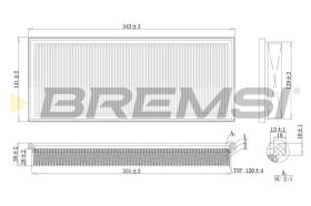 BREMS FA2121 - FILTRI ARIA - AIR FILTER