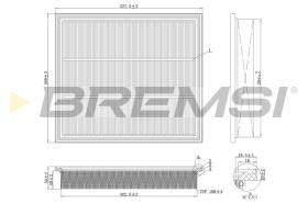 BREMS FA2122 - FILTRI ARIA - AIR FILTER