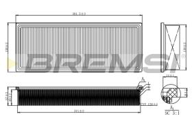 BREMS FA2123 - FILTRI ARIA - AIR FILTER