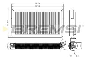 BREMS FA2126 - FILTRI ARIA - AIR FILTER