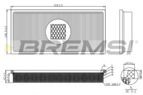 BREMS FA2129 - FILTRI ARIA - AIR FILTER