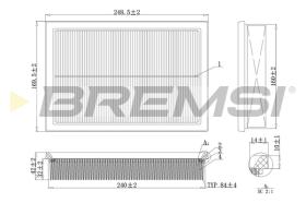 BREMS FA2130 - FILTRI ARIA - AIR FILTER