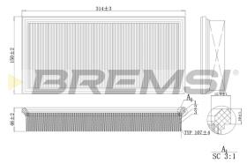 BREMS FA2134 - FILTRI ARIA - AIR FILTER