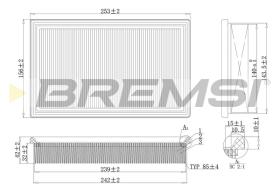 BREMS FA2140 - FILTRI ARIA - AIR FILTER